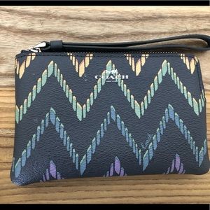 Coach multicolor wristlet